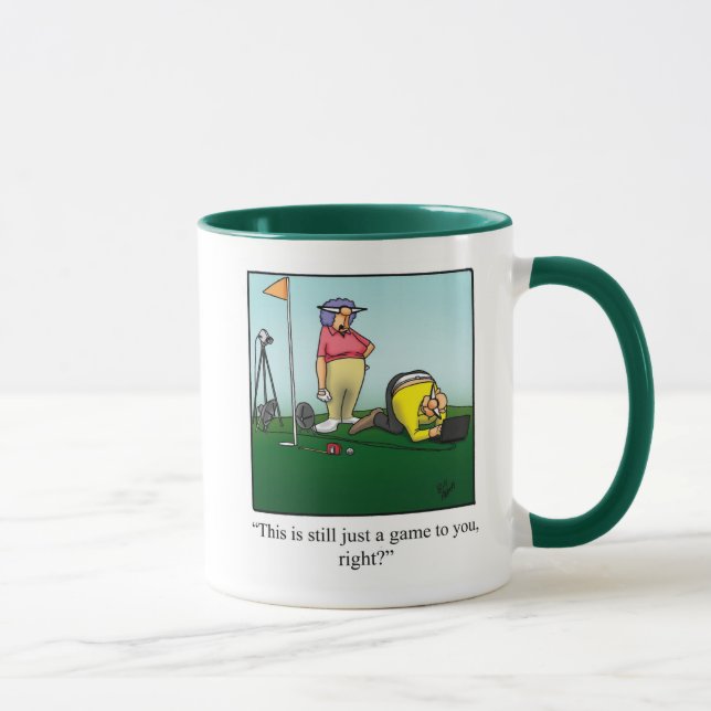 Golf Humour Mug Gift (Right)
