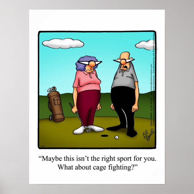  Golf Humour Poster (Front)