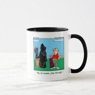 Golf Humour Ringer Coffee Mug