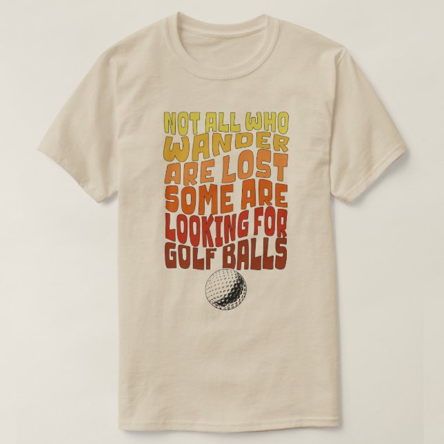 Golf Humour T-Shirt (Design Front)