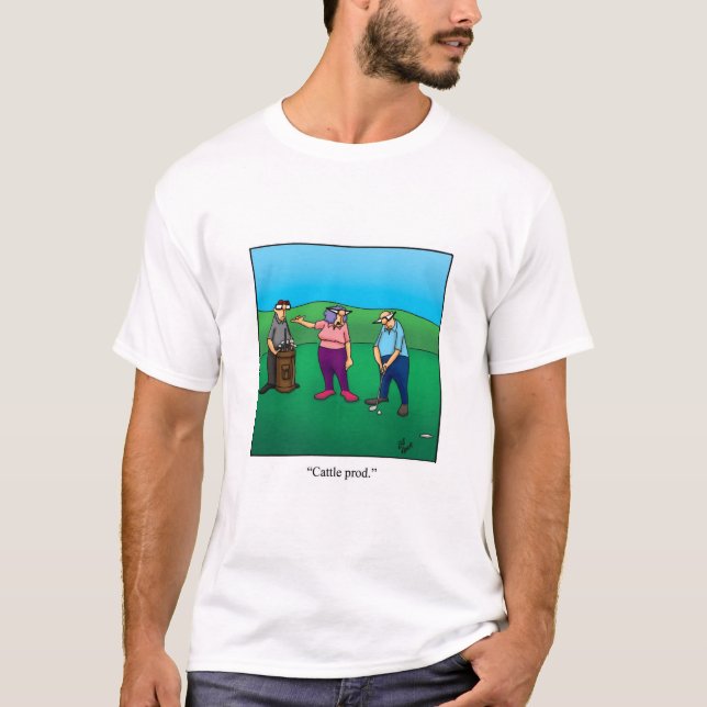 Golf Humour Tee Shirt Gift (Front)