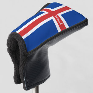 Golf Iceland & Icelandic Flag / Golf Clubs Covers