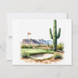 Golf in Arizona Card