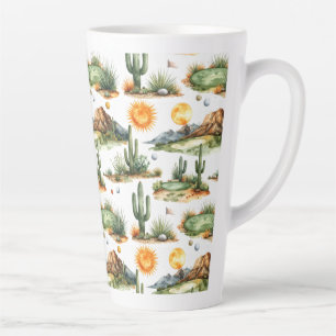 Golf  in Arizona  Latte Mug