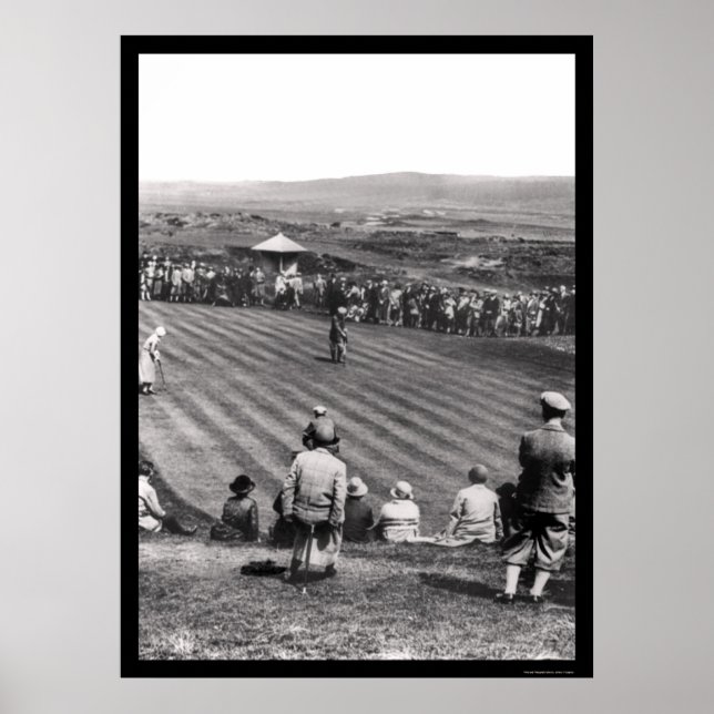 Golf in Scotland 1926 Poster (Front)