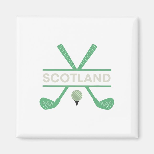 Golf In Scotland  Magnet (Front)