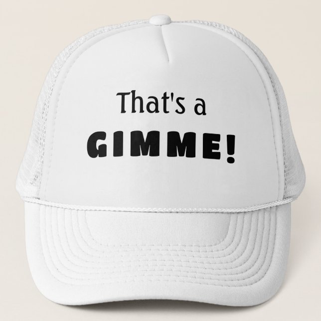 Golf Infusion "That's a GIMME!" Golf Trucker Hat (Front)