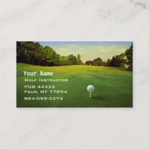 Golf Instruction Business Card