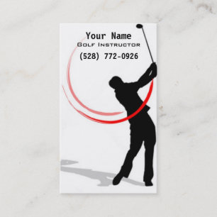 Golf Instruction Business Card
