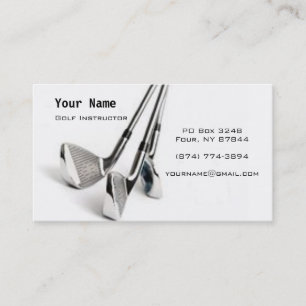 Golf Instruction Business Card