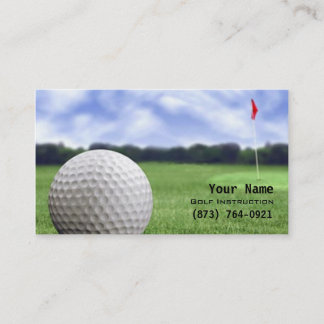 Golf Instruction Business Card