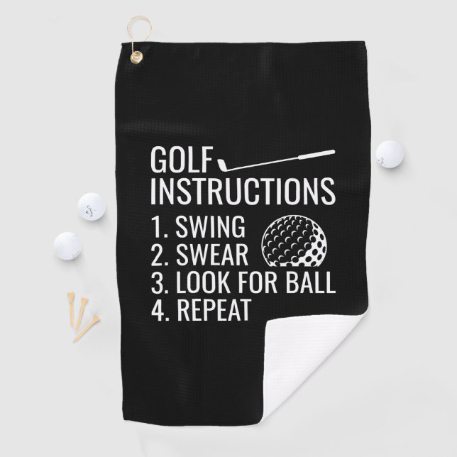 Golf Instructions  Golf Towel (InSitu)
