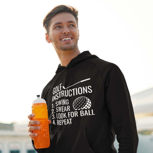Golf Instructions Hoodie (Creator Uploaded)
