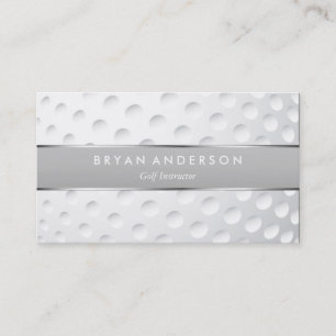 Golf Instructor Business Card