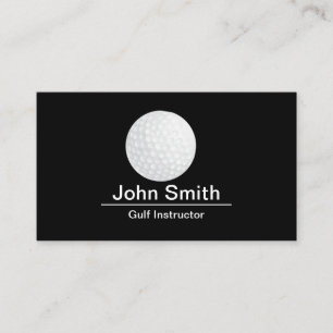 Golf Instructor Business Card