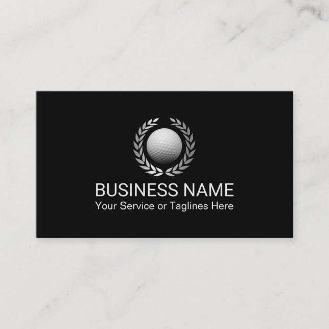 Golf Instructor Golf Club Professional Business Card (Front)