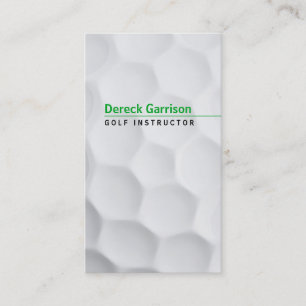 Golf Instructor   Professional Business Card