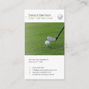 Golf Instructor   Professional Teacher Business Card