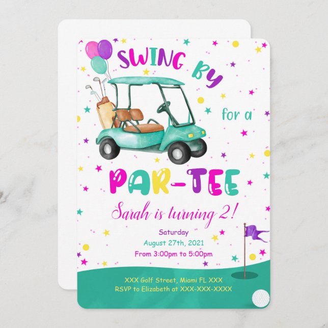 Golf Invitation (Front/Back)