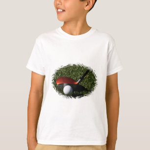 Golf Iron and Ball Kid's Sweatshirt T-Shirt