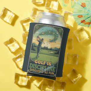 Golf Is Discipline Disguised as Fun Motivational Can Cooler
