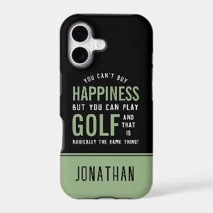 Golf is Happiness Funny Golf Lover