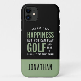 Golf is Happiness Funny Golf Lover Case-Mate iPhone Case