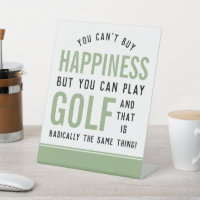 Golf is Happiness Funny Golf Lover Gifts