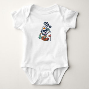 Golf is me. Making illustrations of toys Golf ball Baby Bodysuit