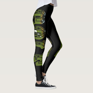 Golf Is The Word Dimensional Logo, Leggings