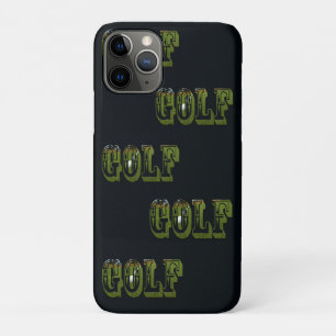 Golf Is The Word On Charcoal Denim, Case-Mate iPhone Case