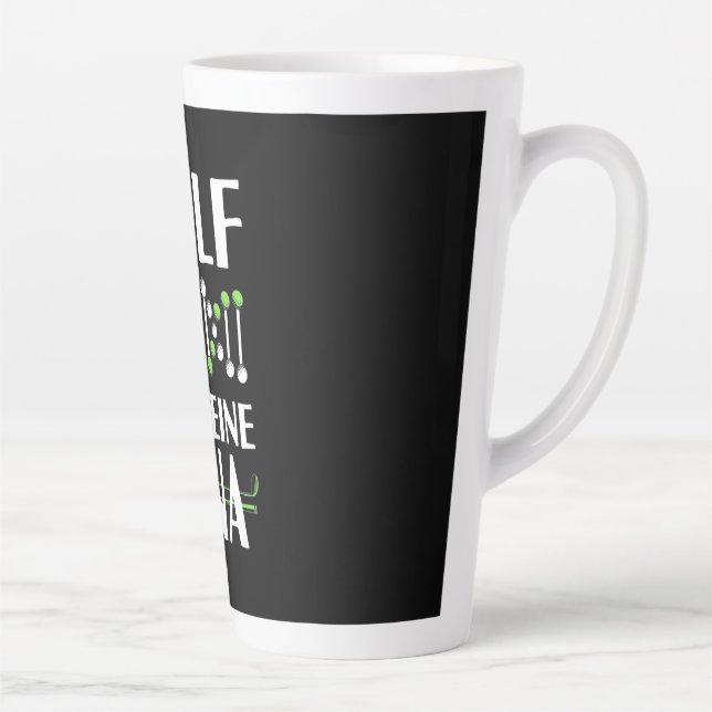 Golf It Is My DNA Latte Mug (Right)