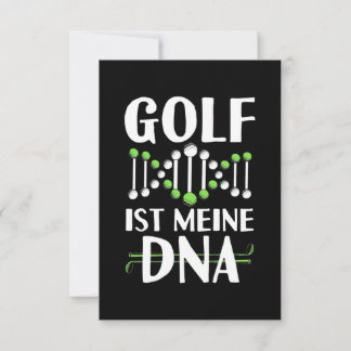 Golf It Is My DNA RSVP Card