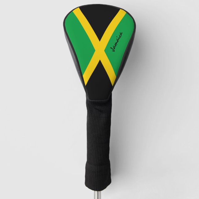 Golf Jamaica & Jamaican Flag / Golf Clubs Covers (Front)