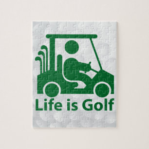 Golf jigsaw puzzle. puzzle