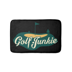 Golf Junkie Cute Cool Bathroom  Bath Mat
