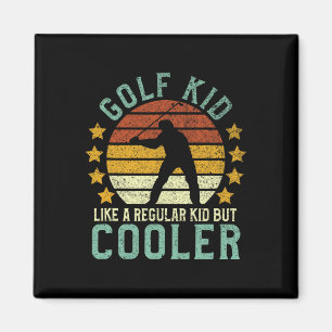 Golf Kids Funny Young Golfer And Golfing Lover Gif Magnet