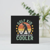 Golf Kids Funny Young Golfer & Golfing Lover Gift