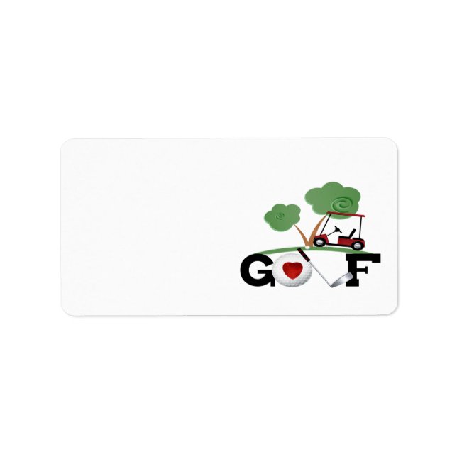 Golf Label (Front)