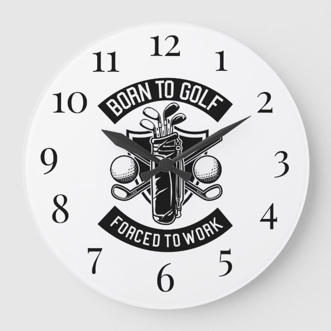 Golf Large Clock (Front)