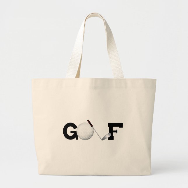 Golf Large Tote Bag (Front)