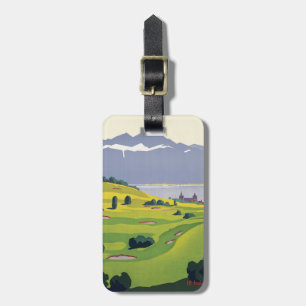Golf Lausanne Switzerland Luggage Tag