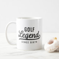 Golf Legend Since Birth Funny Modern Vintage