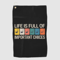 Golf Life is Full of Important Choices Vintage 