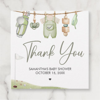Golf Little Putter Baby Shower Favour Tags