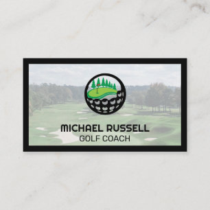 Golf Logo Golf Course Business Card