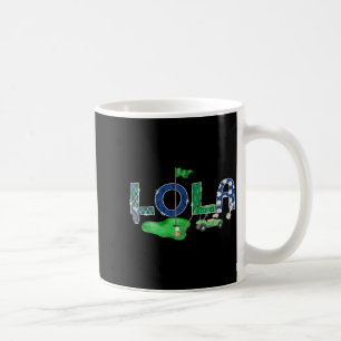 Golf lola hole in one golf 1st birthday boy party coffee mug