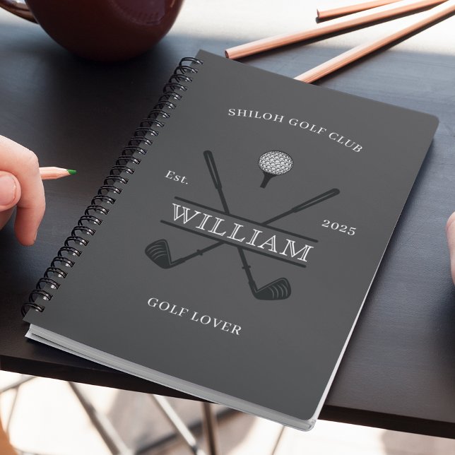 Golf Lover Cross Club Log Notebook (Creator Uploaded)