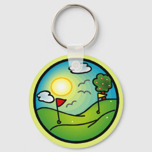 Golf Lover Key Ring