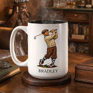 Golf Lover Personalized Name Coffee Mug